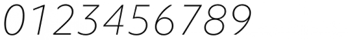 Objektiv Mk3 Thin Italic Font OTHER CHARS