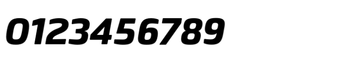 Objet Extrabold Italic Font OTHER CHARS