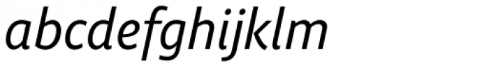 Obliqua Pro Italic Font LOWERCASE
