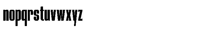Oblisk Font LOWERCASE