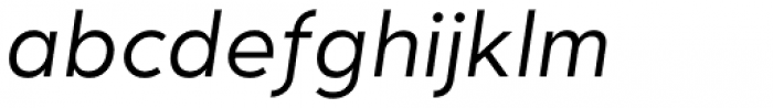 Oblivian Text Light Italic Font LOWERCASE