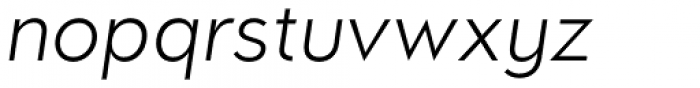 Oblivian Text Ultra Light Italic Font LOWERCASE