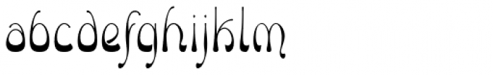 Oblonga Font LOWERCASE