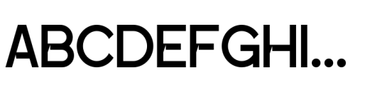 Obodo Regular Font UPPERCASE