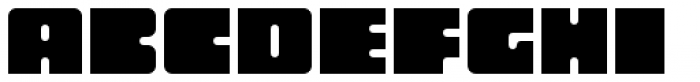 Oboe Solid Font LOWERCASE