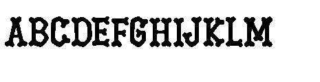 Obscure Path Font UPPERCASE