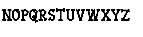 Obscure Path Font LOWERCASE