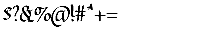 Obsidian Monolith Font OTHER CHARS