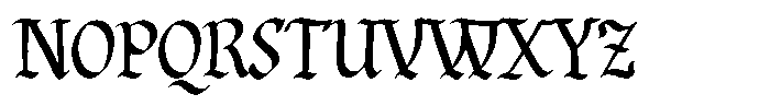 Obsidian Monolith Font UPPERCASE