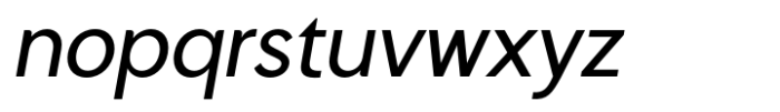 Obtegra Italic Font LOWERCASE