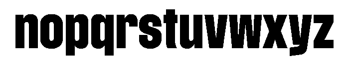 Obbligato Fortissimo Font LOWERCASE