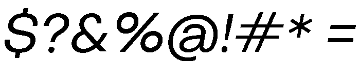 Object Sans Variable 10 Font OTHER CHARS