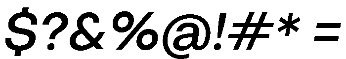 Object Sans Variable 11 Font OTHER CHARS