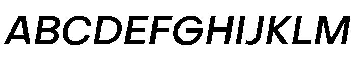 Object Sans Variable 11 Font UPPERCASE