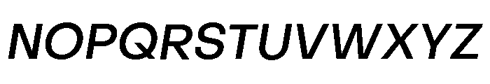 Object Sans Variable 11 Font UPPERCASE
