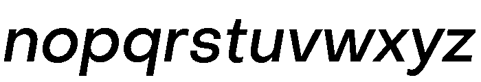 Object Sans Variable 11 Font LOWERCASE