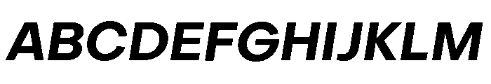 Object Sans Variable 12 Font UPPERCASE