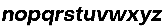 Object Sans Variable 12 Font LOWERCASE