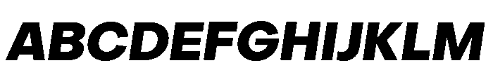 Object Sans Variable 13 Font UPPERCASE