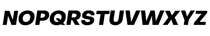 Object Sans Variable 13 Font UPPERCASE