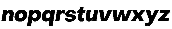 Object Sans Variable 13 Font LOWERCASE
