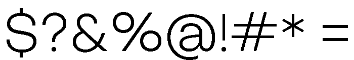 Object Sans Variable 2 Font OTHER CHARS