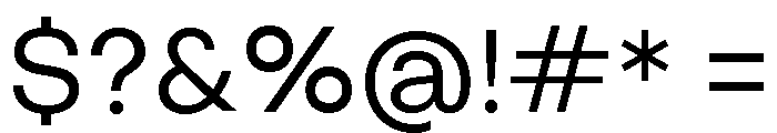 Object Sans Variable 3 Font OTHER CHARS