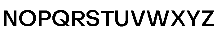Object Sans Variable 4 Font UPPERCASE