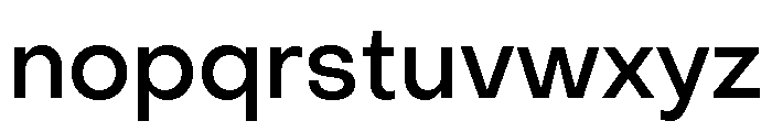 Object Sans Variable 4 Font LOWERCASE