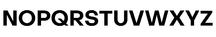 Object Sans Variable 5 Font UPPERCASE