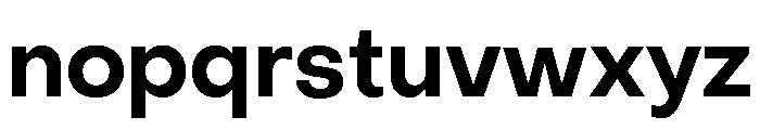 Object Sans Variable 5 Font LOWERCASE