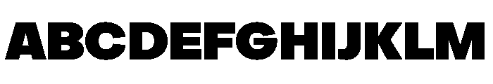 Object Sans Variable 7 Font UPPERCASE