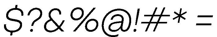 Object Sans Variable 9 Font OTHER CHARS