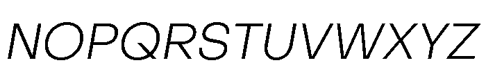 Object Sans Variable 9 Font UPPERCASE