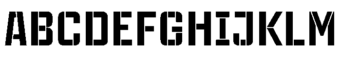 Oboi Stencil FONT
