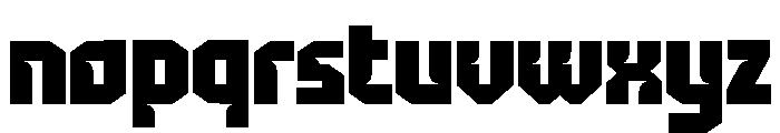 OCTANE Font LOWERCASE
