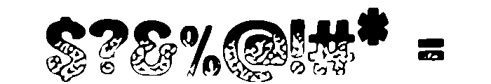 Ocean_Abyss Font OTHER CHARS
