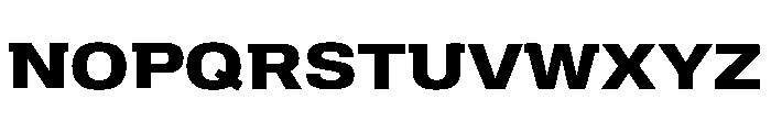 Ocean Block Font LOWERCASE