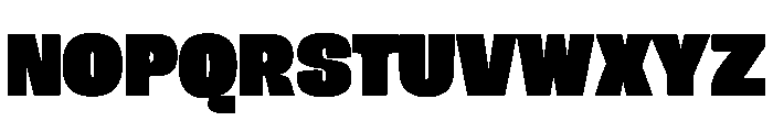 Ocean Heavy Font UPPERCASE