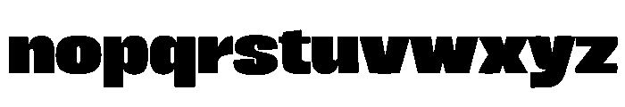 Ocean Heavy Font LOWERCASE