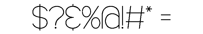 Ocean House Font OTHER CHARS