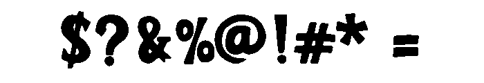 Ocean Pirates Regular Font OTHER CHARS