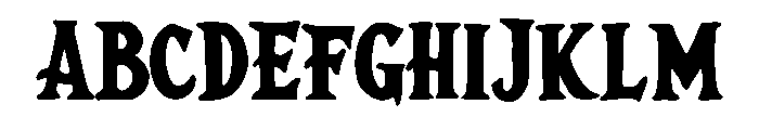 Ocean Pirates Regular Font UPPERCASE