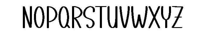 Ocean Saturday Font LOWERCASE
