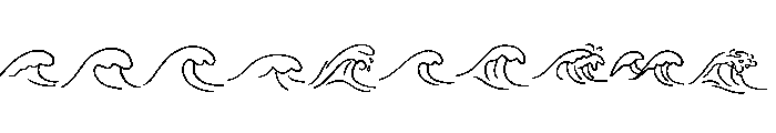 Ocean Waves Doodle Font OTHER CHARS