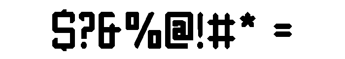 Octa Meatrix Regular Font OTHER CHARS