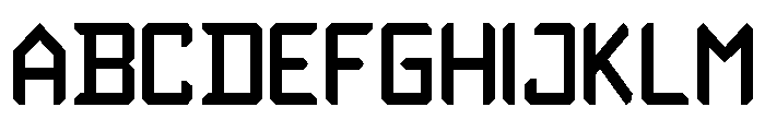 Octa Meatrix Regular Font UPPERCASE