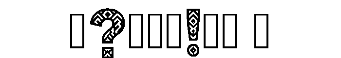 Octane Regular Font OTHER CHARS