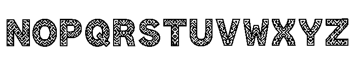Octane Regular Font UPPERCASE