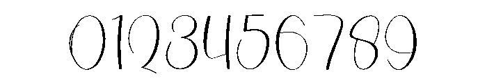 October Calligraphy Font OTHER CHARS